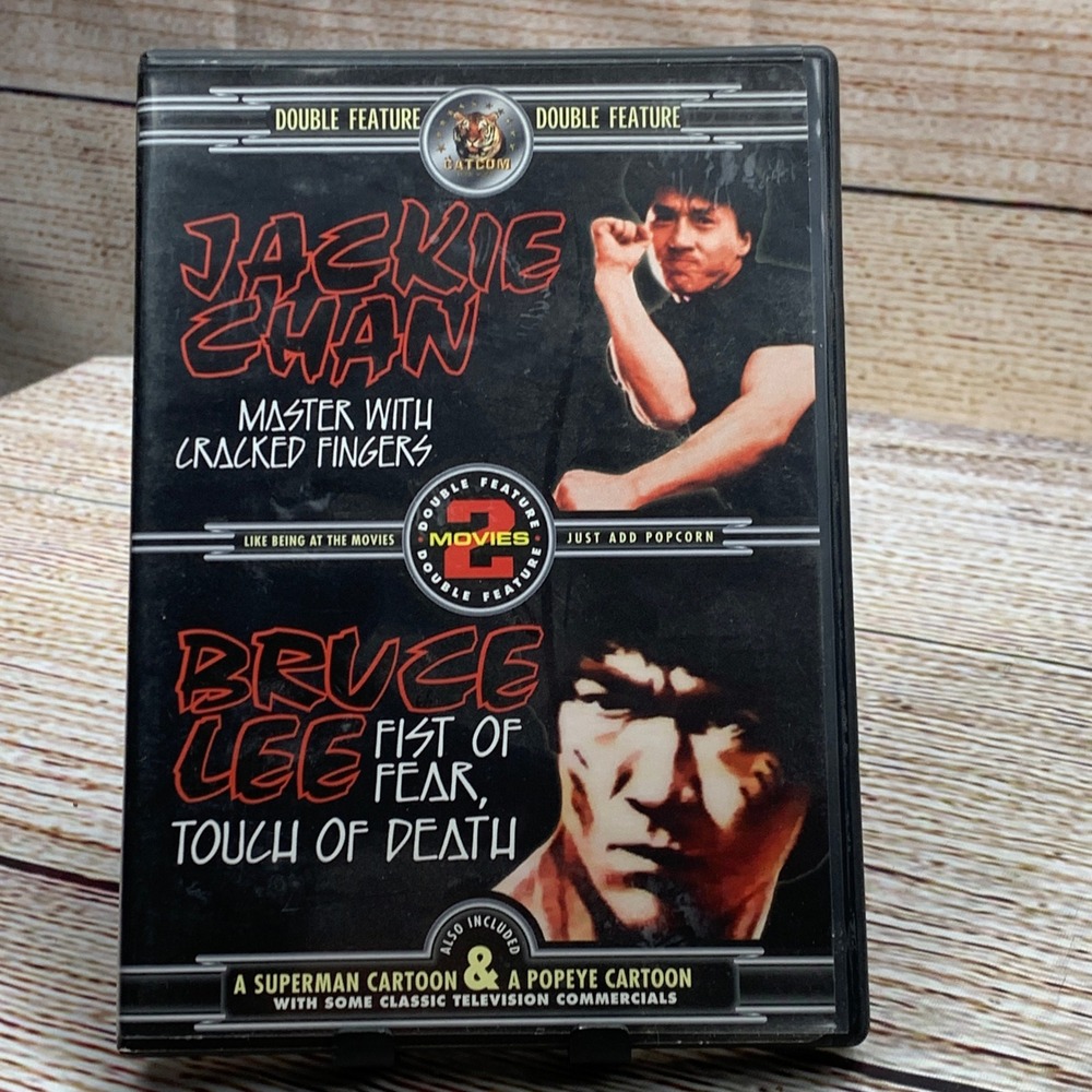Double Feature [DVD]‎ Master With Cracked Fingers Fist of Fear Touch of Death